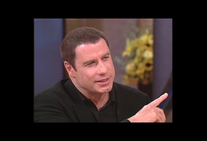 John Travolta talking about firefighters