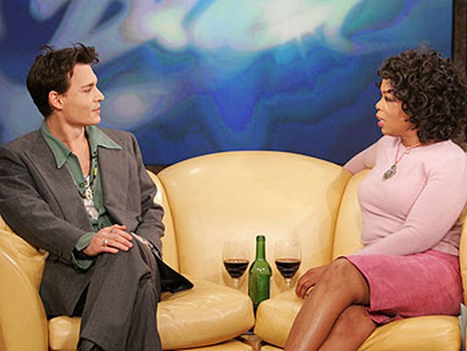 Johnny Depp and Oprah