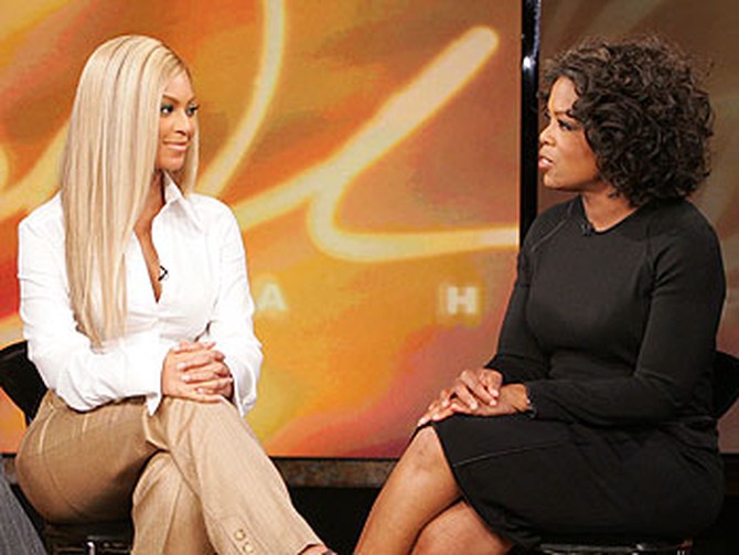 Beyonce and Oprah