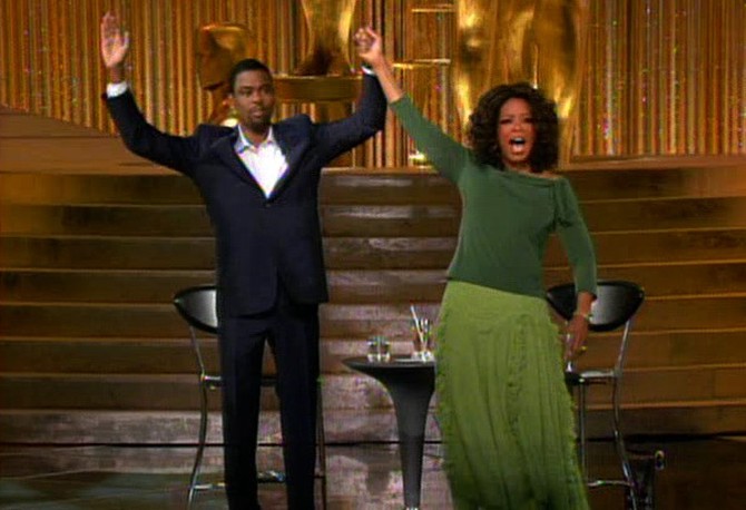 Chris Rock and Oprah
