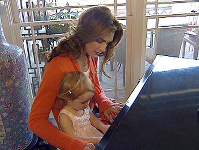 Brooke Shields and her daughter Rowan