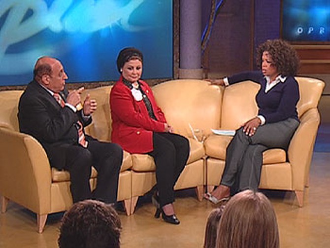 Prof. Lottfy, Dr. El Alfi and Oprah