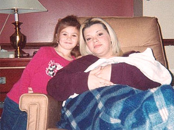 Taylor and her mother Charlie