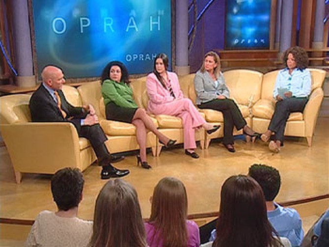 Dr. Keith Ablow, Marilyn, Jody, Leanna and Oprah