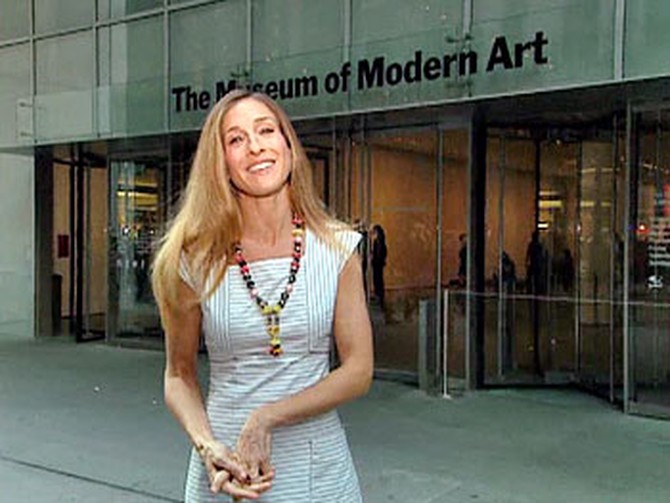 Sarah Jessica Parker at the MoMA