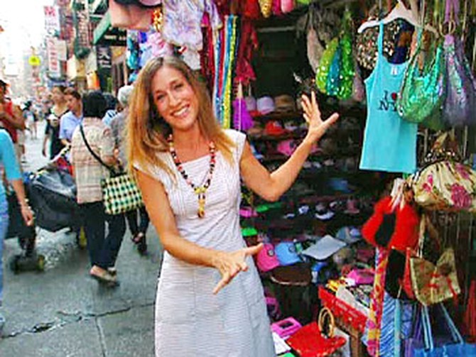 Sarah Jessica Parker in Chinatown