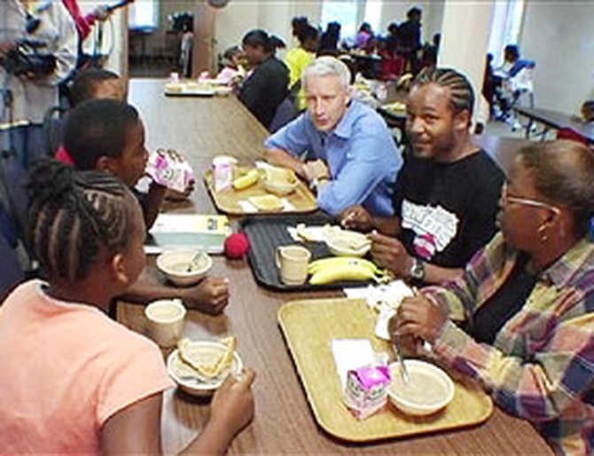Anderson Cooper, Steve, Luwana and their children