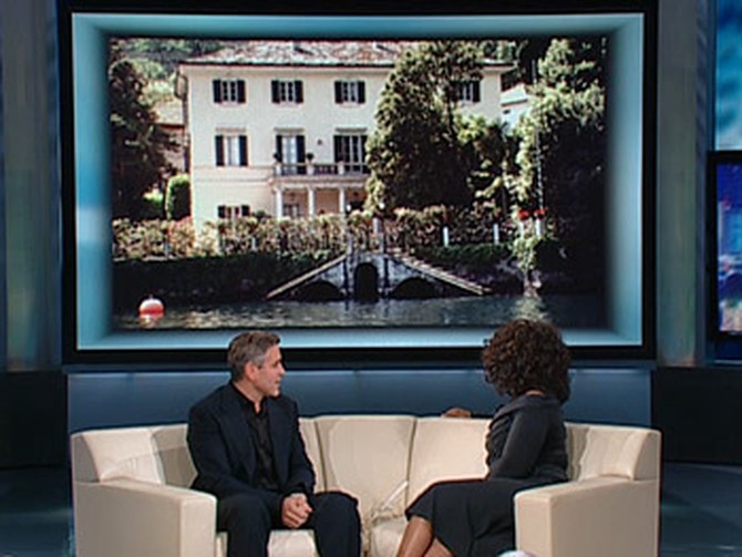 George Clooney and Oprah