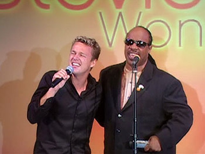 Stevie Wonder surprises his biggest fan
