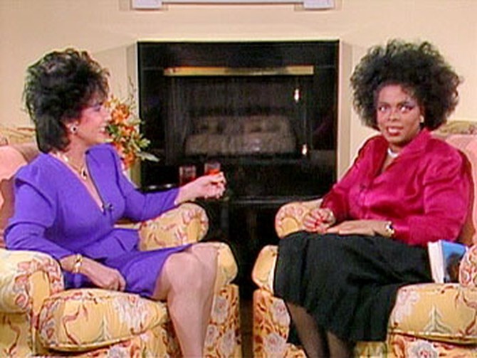 Oprah interviews Elizabeth Taylor