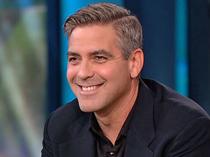 George Clooney fields questions from fans