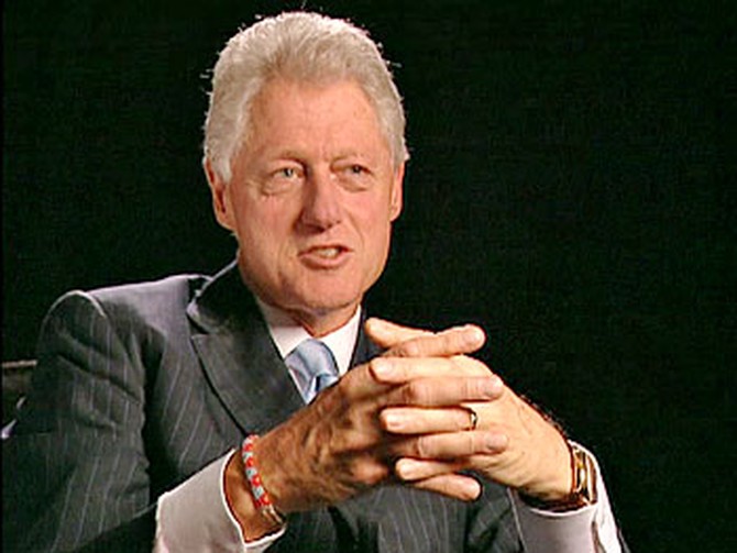 Former president Bill Clinton