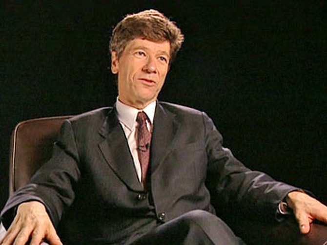 Global economist Jeffrey Sachs