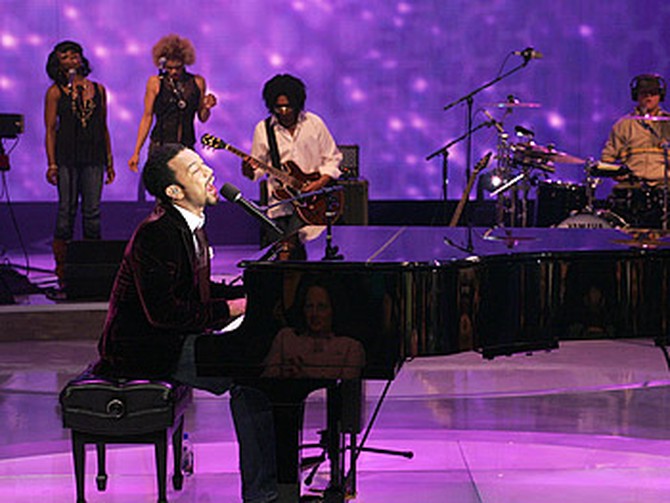 John Legend performs.
