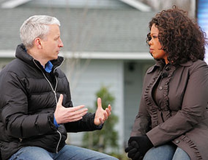 Oprah and Anderson Cooper