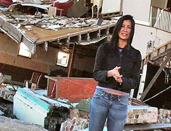 Lisa Ling in Pass Christian, Mississippi