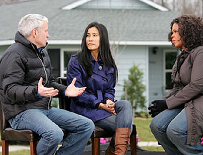 Anderson Cooper, Lisa Ling and Oprah