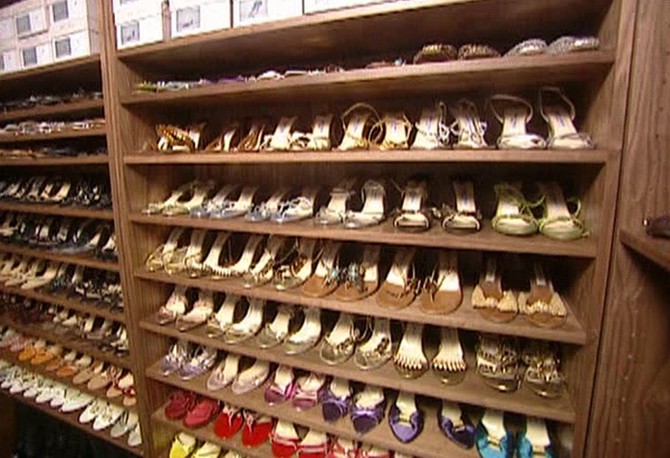 Tamara's dream shoe closet