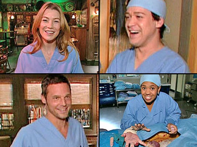 'Grey's Anatomy' stars Ellen Pompeo, T.R. Knight, Justin Chambers and Chandra Wilson