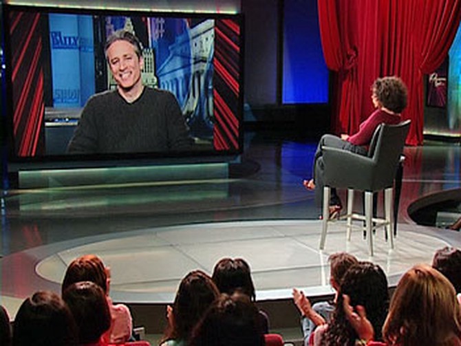 Jon Stewart and Oprah