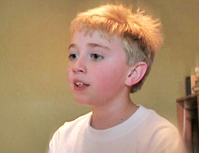 Benton, Leigh's 8-year-old son