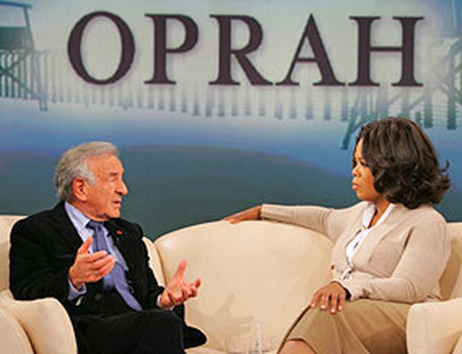 Elie Wiesel and Oprah Winfrey