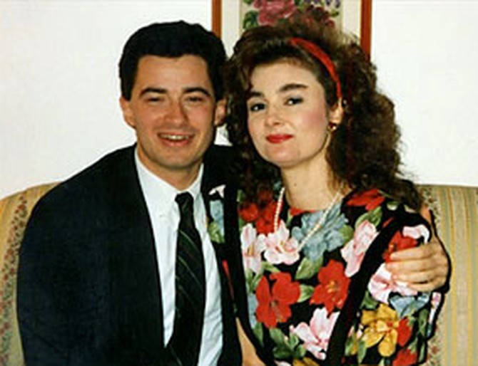 Jim and his first wife, Kari