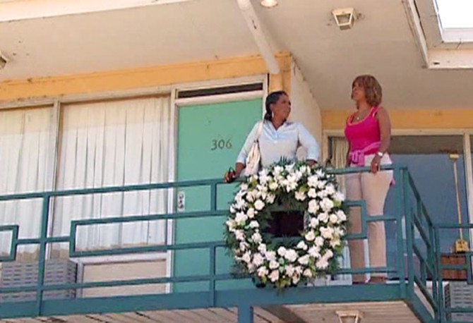 Oprah and Gayle at the Lorraine Motel