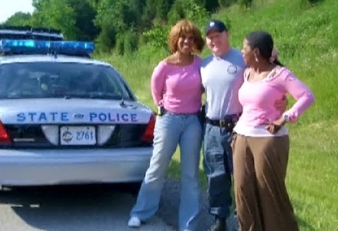 Gayle, Trooper Buddy and Oprah