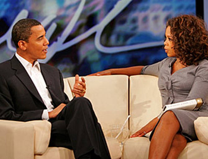 Barack and Oprah