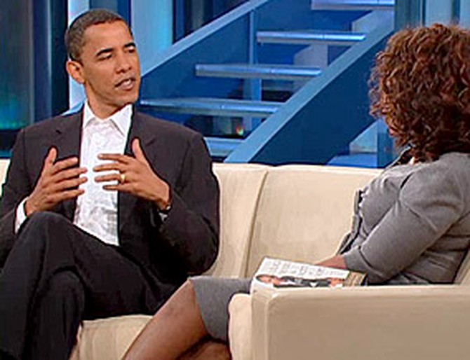 Barack and Oprah