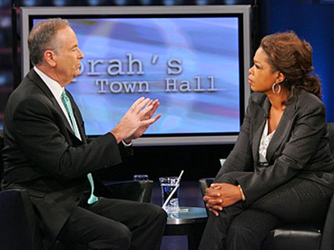 Bill O'Reilly and Oprah