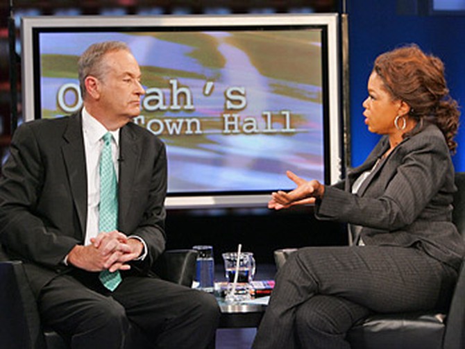 Bill O'Reilly and Oprah