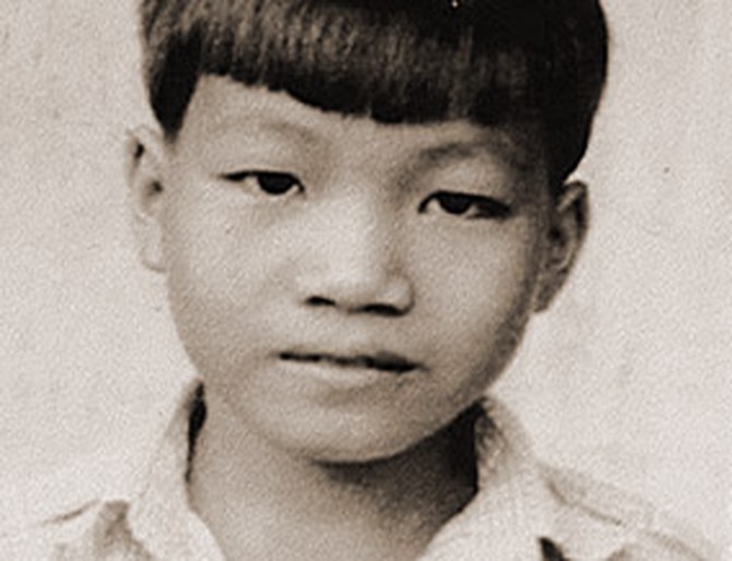 Trong as a child