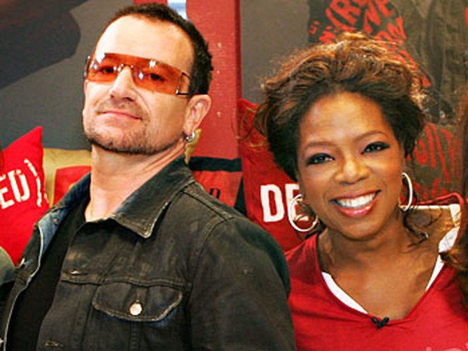 Bono and Oprah