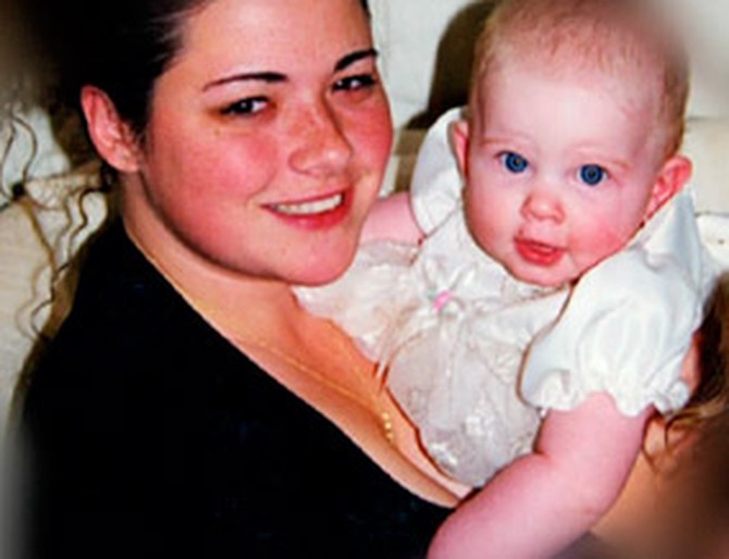 Sarah Brady and her daughter