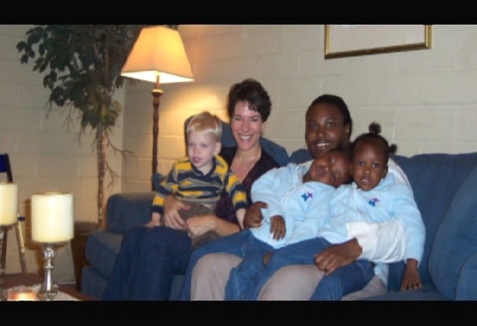 Nicole, Anikia and their children