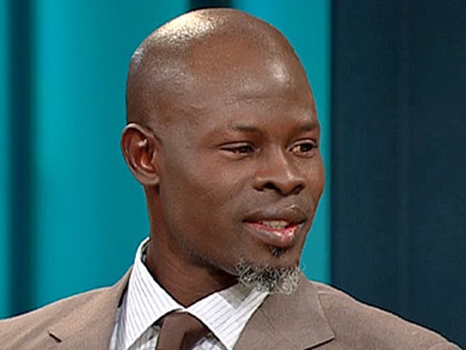 Djimon Hounsou says acting in the movie 'Blood Diamond' was the most difficult role he's ever had.