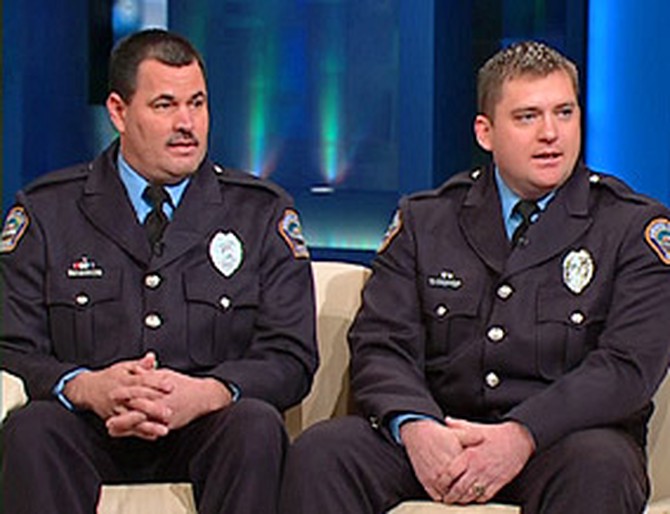 Police Officers Gary Wagster and Chris Nelson