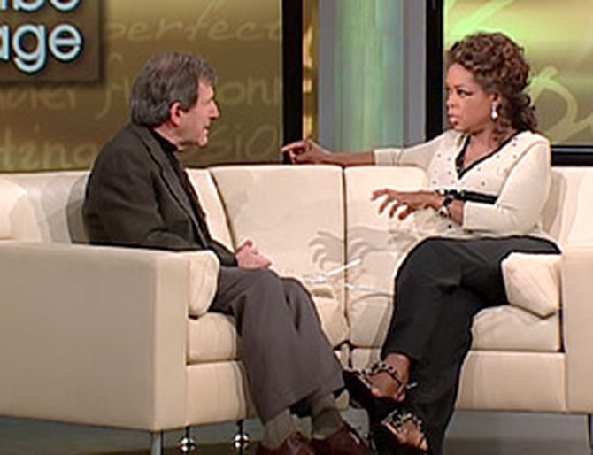 Author Gary Zukav and Oprah