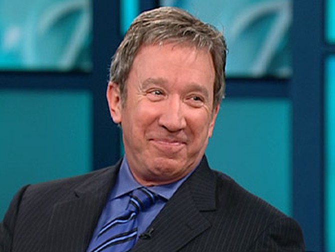 Tim Allen discusses his new role as a husband.
