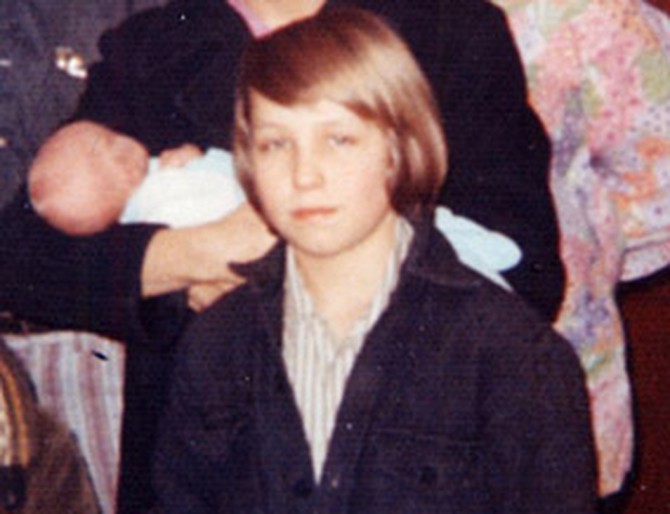 Todd as a child