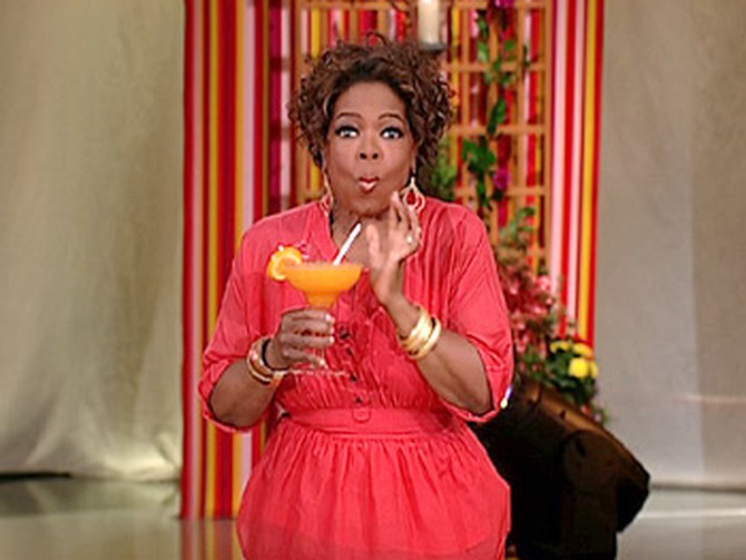Oprah shares the recipe for her TangOrita.