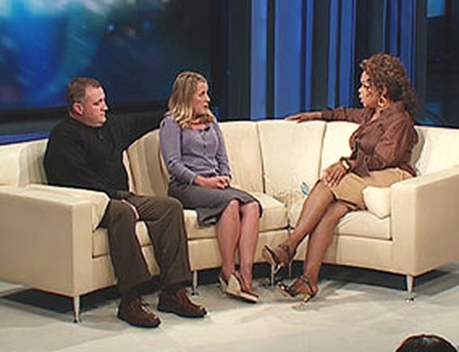 Neil and Jennifer Flynn talk to Oprah.