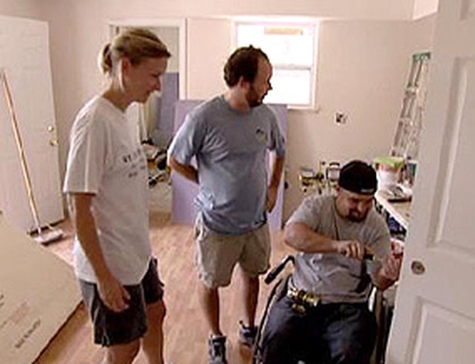 Liz McCartney and Zack Rosenberg help a single father rebuild his home.