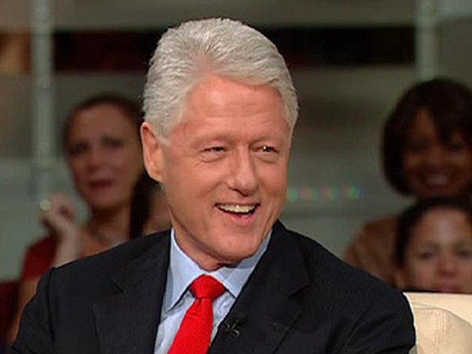Bill Clinton talks about his new book and his new passion.