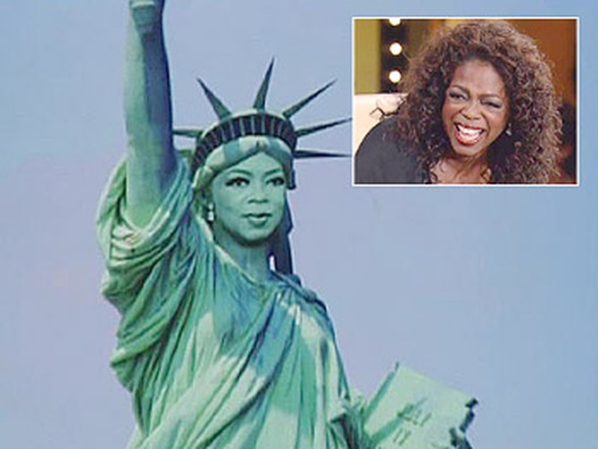 Oprah-mania strikes New York.
