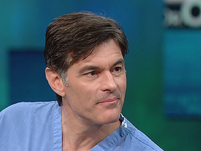 Dr. Oz says eating some fish can help reduce stress.