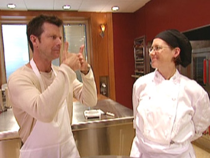 Bob goes inside the Lean Cuisine culinary center with chef Amanda Hassner.