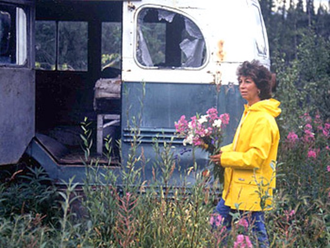 Billie McCandless visits the place where her son died.